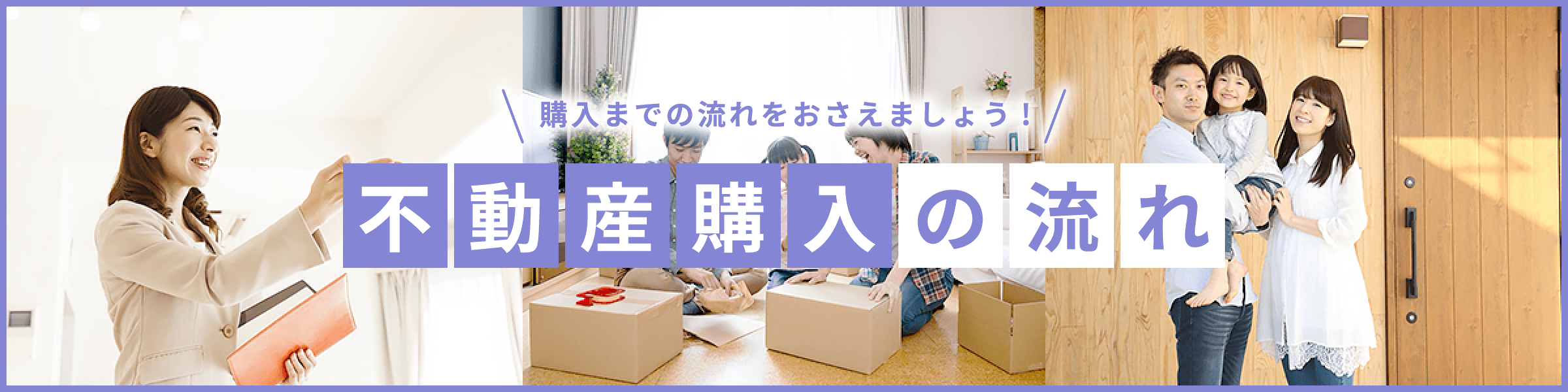 購入までの流れをおさえましょう!不動産購入の流れ